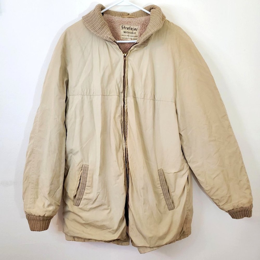 Vintage Men's Size 46 Stratojac Washable Coat
